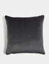 Velvet Piped Large Cushion